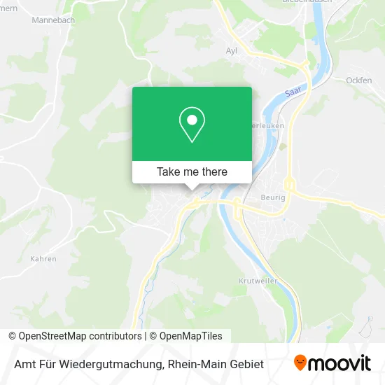 Карта Amt Für Wiedergutmachung