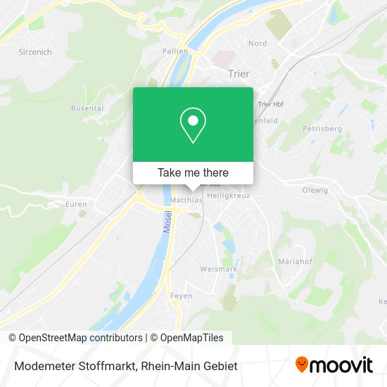 Карта Modemeter Stoffmarkt