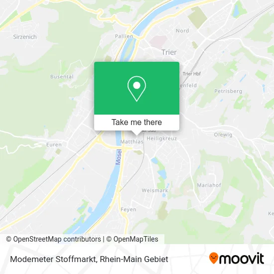 Карта Modemeter Stoffmarkt