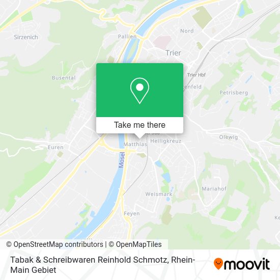 Карта Tabak & Schreibwaren Reinhold Schmotz
