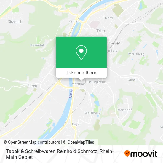 Карта Tabak & Schreibwaren Reinhold Schmotz