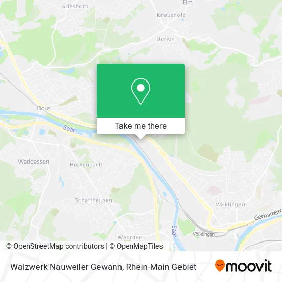 Карта Walzwerk Nauweiler Gewann
