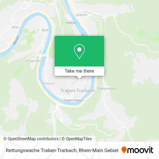 Карта Rettungswache Traben-Trarbach