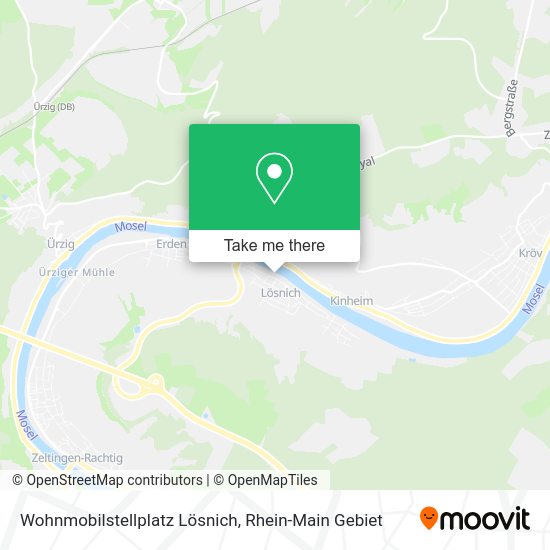 Карта Wohnmobilstellplatz Lösnich