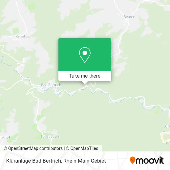 Карта Kläranlage Bad Bertrich