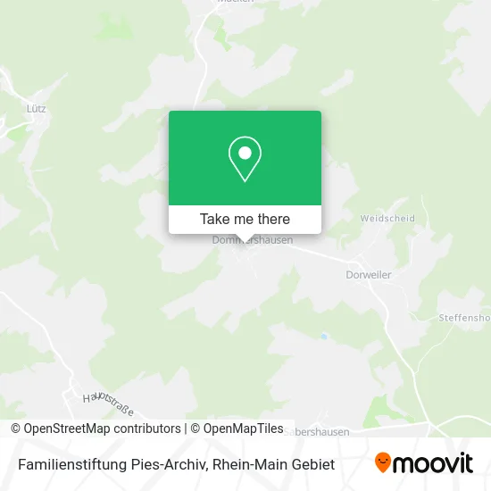 Карта Familienstiftung Pies-Archiv