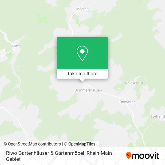 Карта Riwo Gartenhäuser & Gartenmöbel