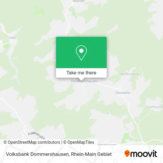 Карта Volksbank Dommershausen
