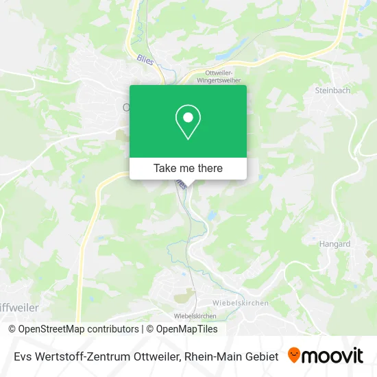Карта Evs Wertstoff-Zentrum Ottweiler