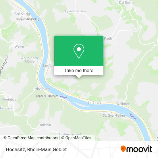 Карта Hochsitz