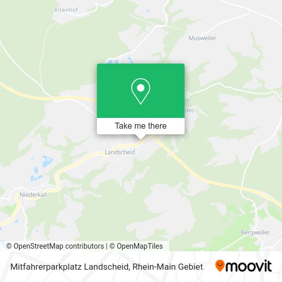 Карта Mitfahrerparkplatz Landscheid