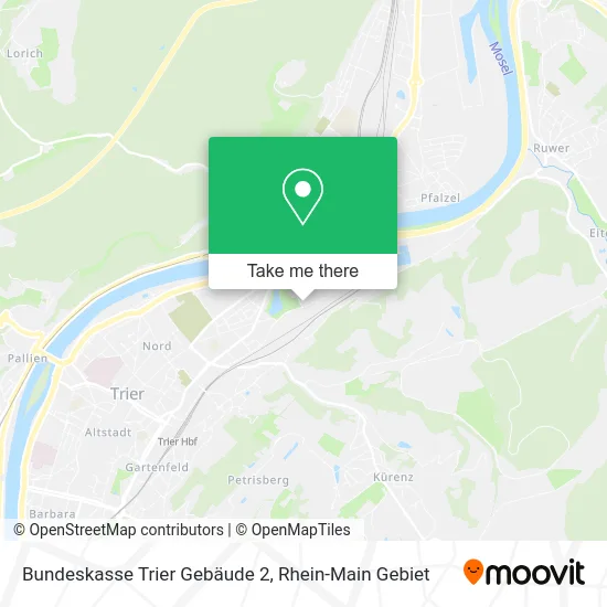 Карта Bundeskasse Trier Gebäude 2