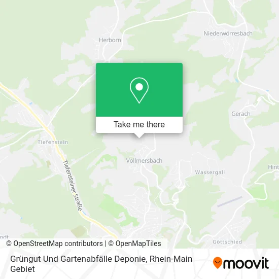 Карта Grüngut Und Gartenabfälle Deponie