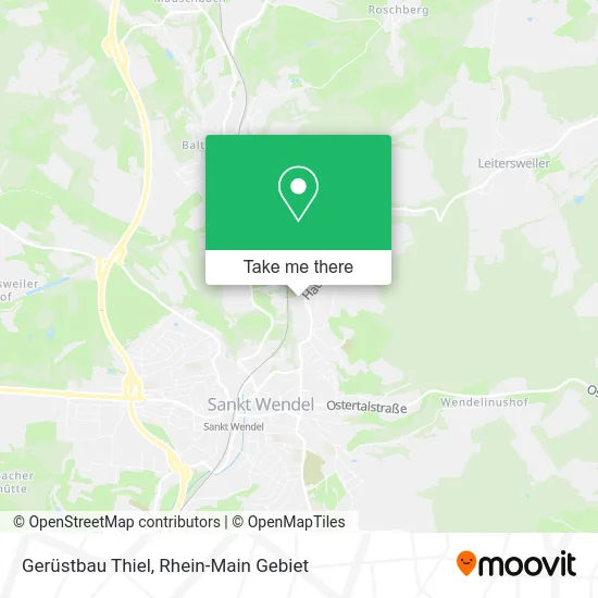 Карта Gerüstbau Thiel