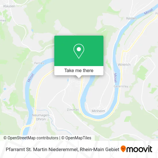 Карта Pfarramt St. Martin Niederemmel