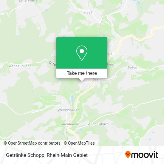 Карта Getränke Schopp