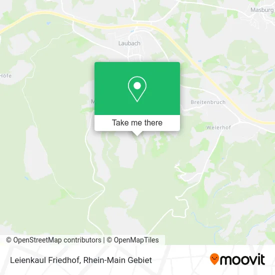 Leienkaul Friedhof map