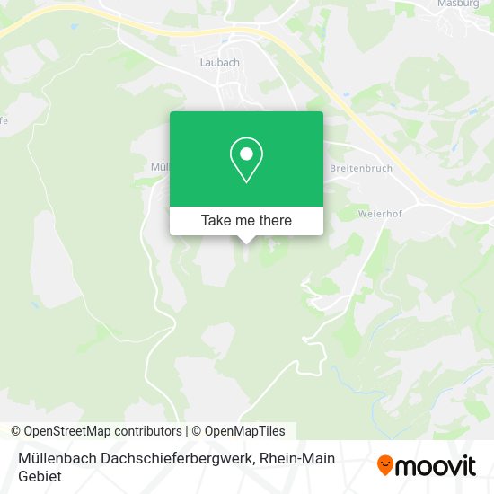 Карта Müllenbach Dachschieferbergwerk