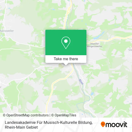 Карта Landesakademie Für Musisch-Kulturelle Bildung