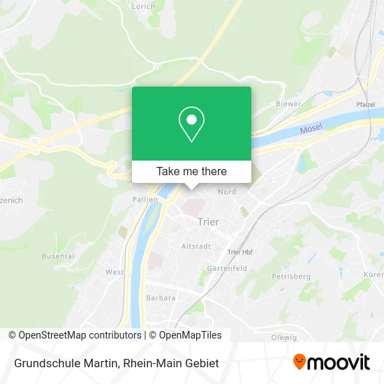 Карта Grundschule Martin