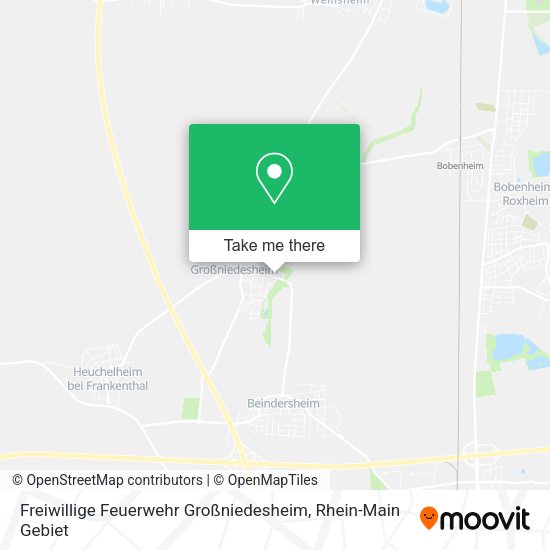 Карта Freiwillige Feuerwehr Großniedesheim