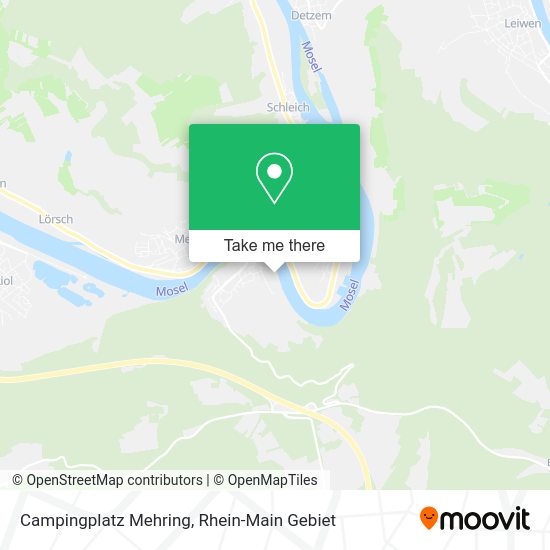 Карта Campingplatz Mehring