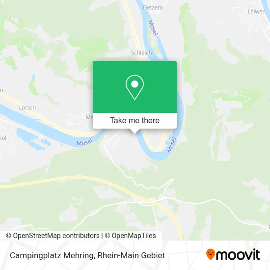 Карта Campingplatz Mehring