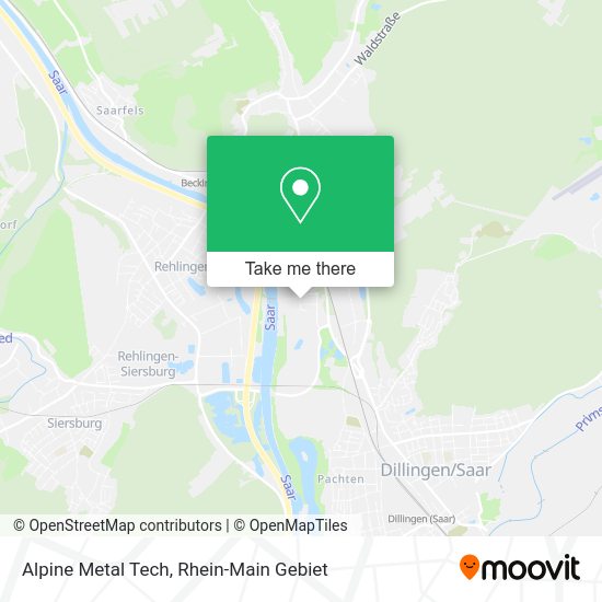 Карта Alpine Metal Tech