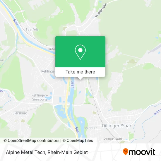 Карта Alpine Metal Tech