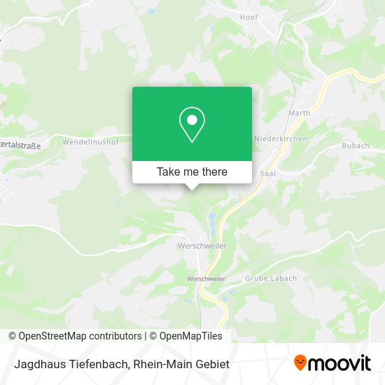Карта Jagdhaus Tiefenbach
