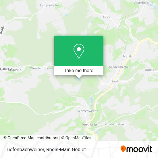 Карта Tiefenbachweiher