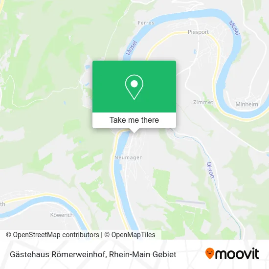 Карта Gästehaus Römerweinhof