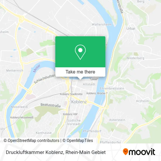 Карта Druckluftkammer Koblenz