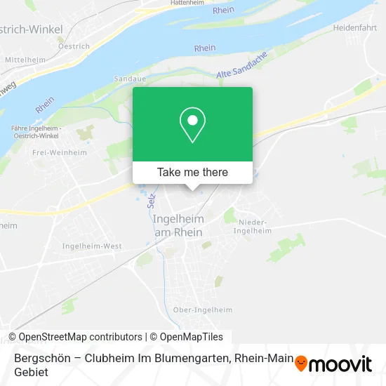 Карта Bergschön – Clubheim Im Blumengarten