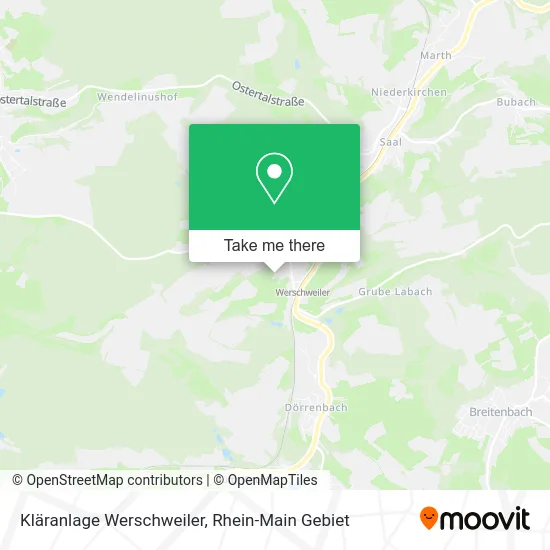 Карта Kläranlage Werschweiler