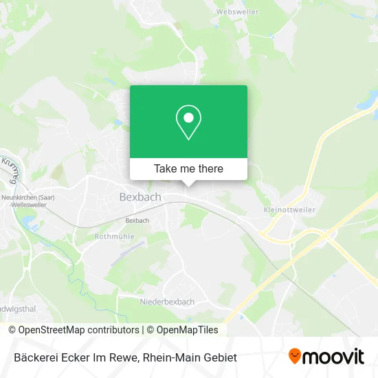 Карта Bäckerei Ecker Im Rewe