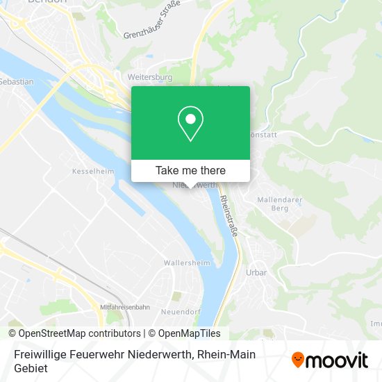 Карта Freiwillige Feuerwehr Niederwerth