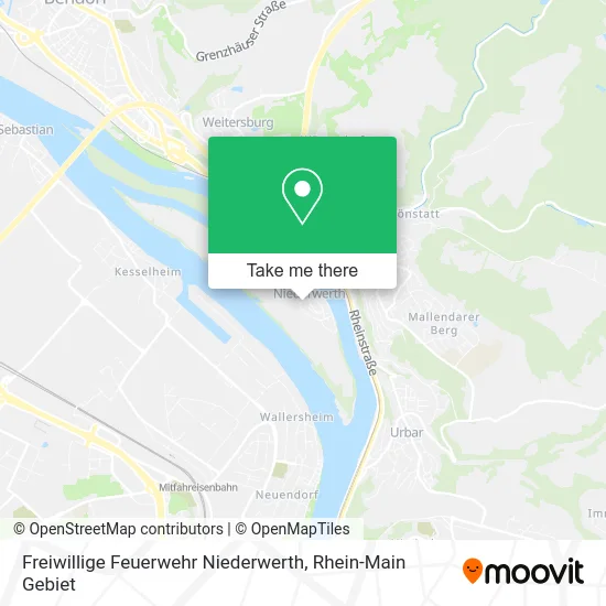 Карта Freiwillige Feuerwehr Niederwerth
