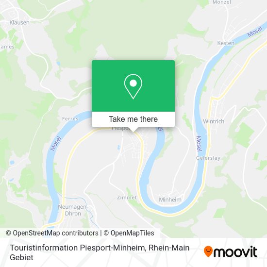 Карта Touristinformation Piesport-Minheim