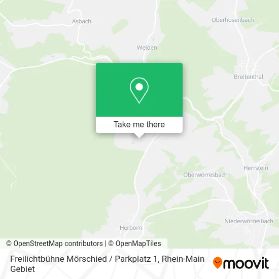 Карта Freilichtbühne Mörschied / Parkplatz 1