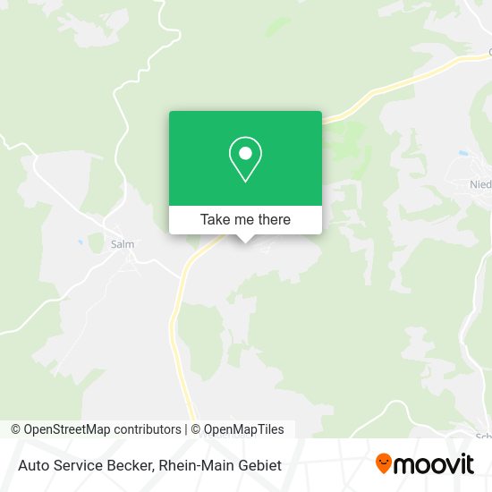 Карта Auto Service Becker