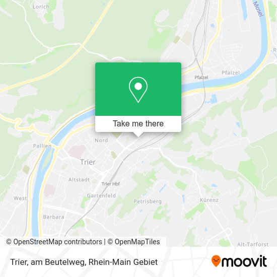 Карта Trier, am Beutelweg