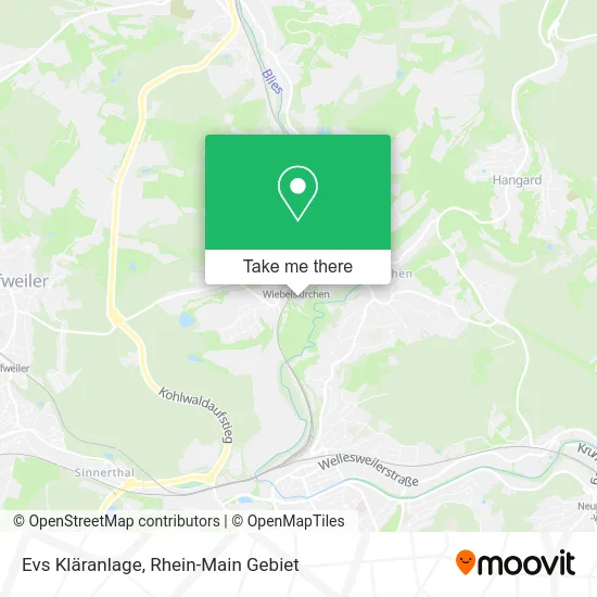 Карта Evs Kläranlage