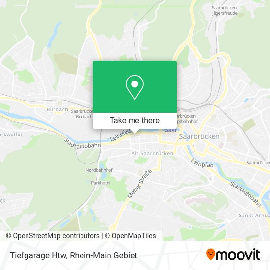 Карта Tiefgarage Htw