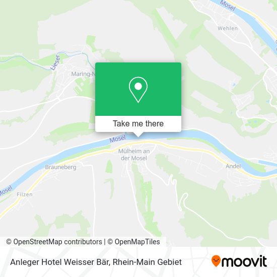 Карта Anleger Hotel Weisser Bär