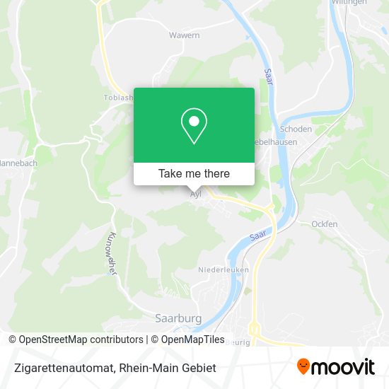 Карта Zigarettenautomat