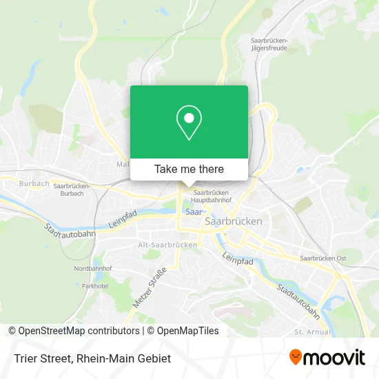 Trierer Straße map