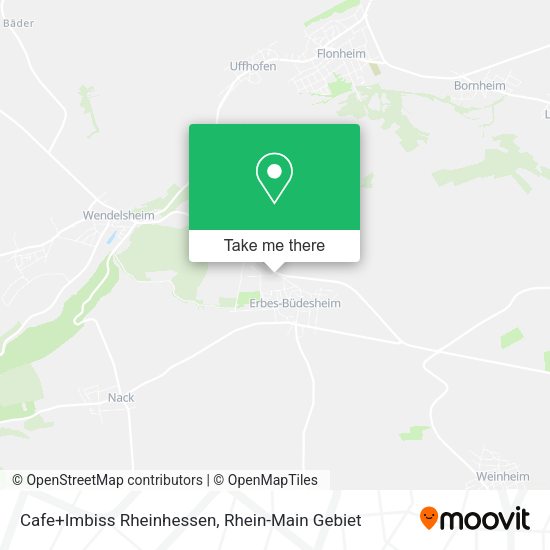 Карта Cafe+Imbiss Rheinhessen