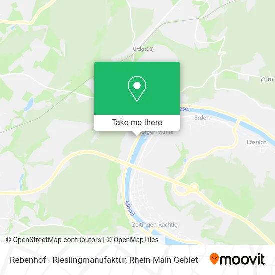 Карта Rebenhof - Rieslingmanufaktur