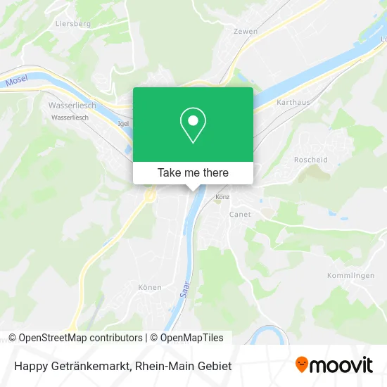 Карта Happy Getränkemarkt